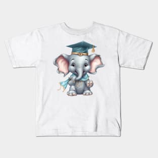 Elephant Graduation Kids T-Shirt